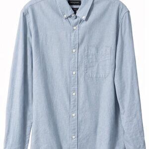 Banana Republic Light Blue Casual Button-Down Shirt